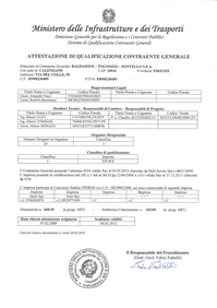 Attestazione di qualificazione contraente generale